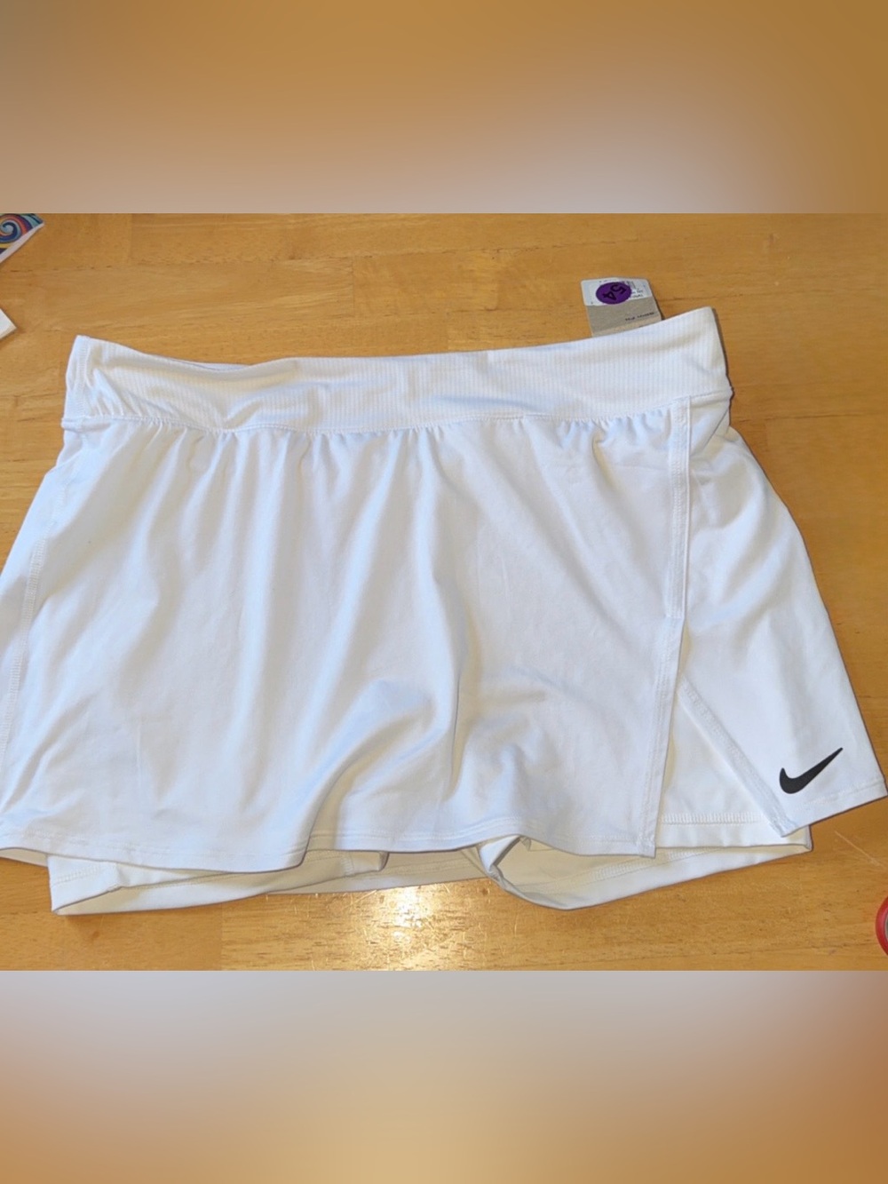 Nike Women’s White Skort with Built-In Shorts